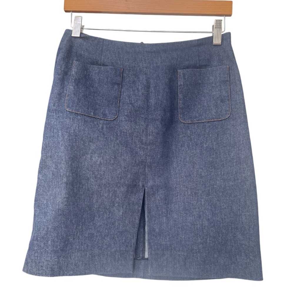 TF Atelier Paris Dark Denim mini skirt women's size 38